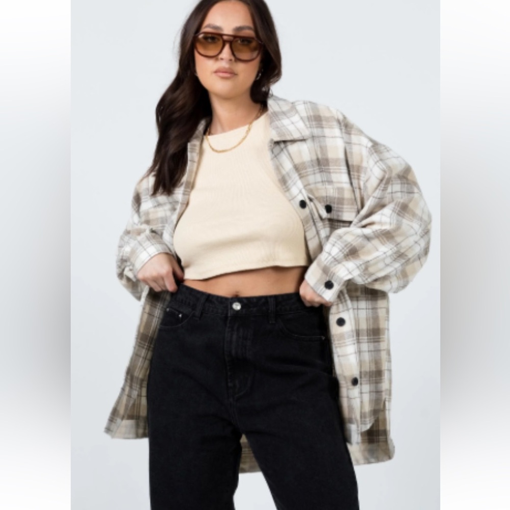Princess Polly Plaid Shacket